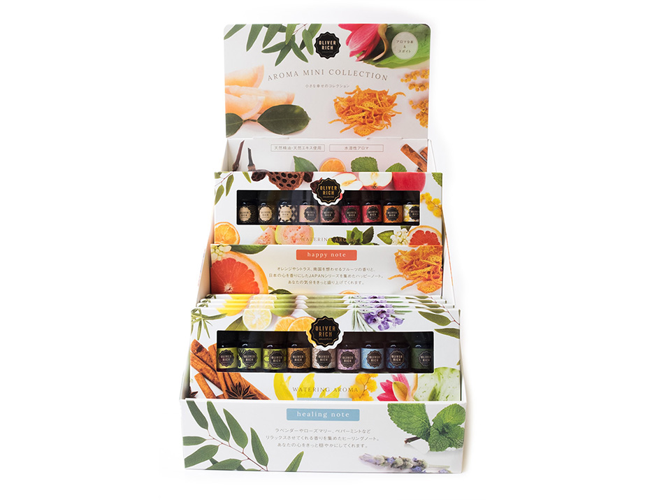 Oliver Rich Aroma mini collection - POP display