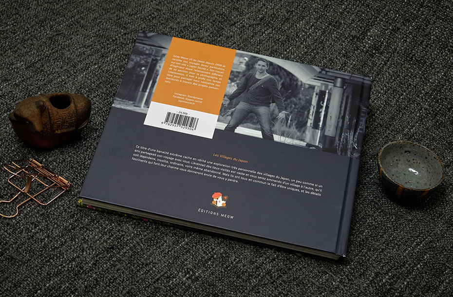 Back cover, Editorial design (layout and graphic design) for a photography book