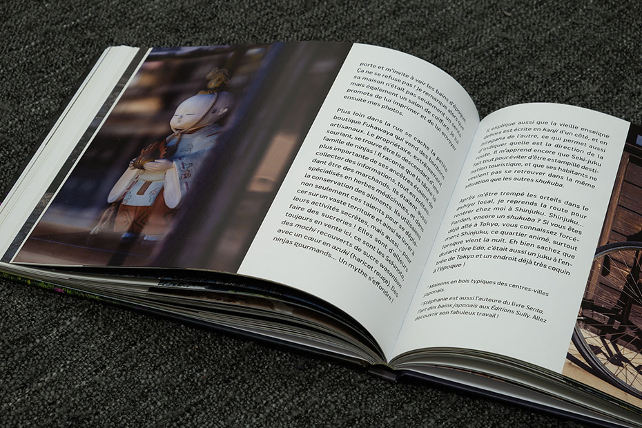 Editorial design (layout and graphic design) for a photography book