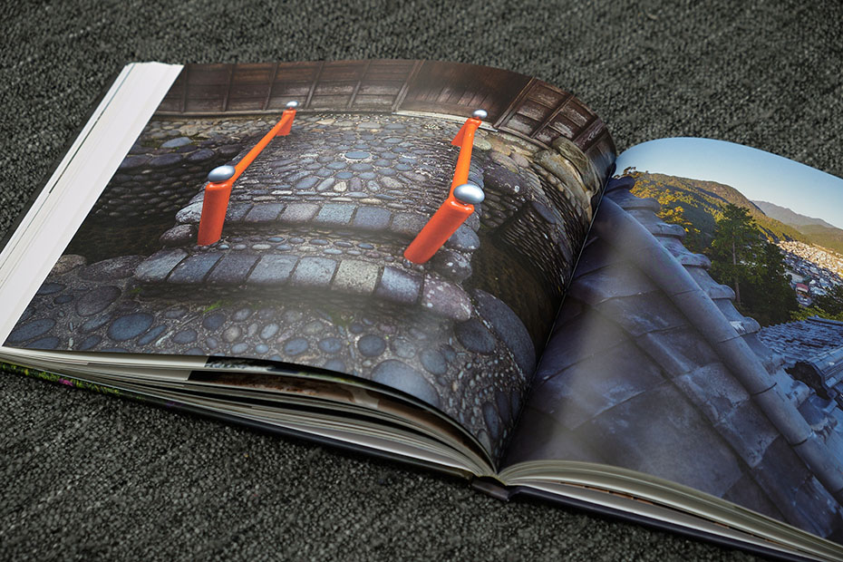 Editorial design (layout and graphic design) for a photography book