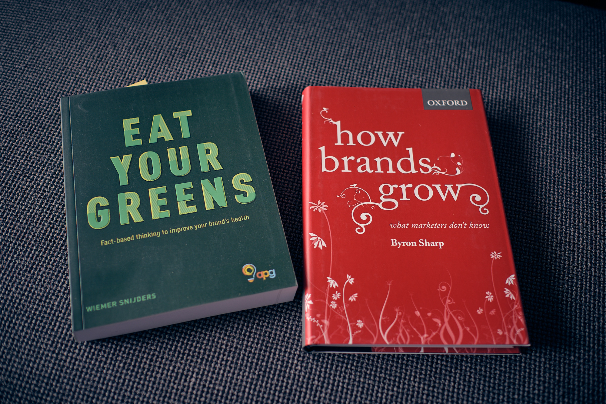 \"Eat your greens\" et \"How Brands grow\"