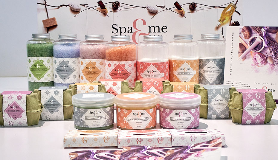Spa&me bath products - branding - prototypes