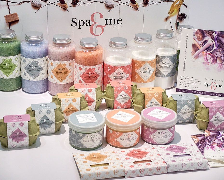 Spa&me bath products - branding - prototypes