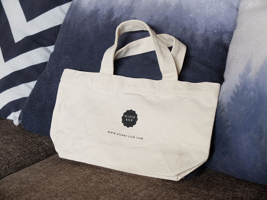 OLIVER RICH aroma oils | branding - logo and tote bag