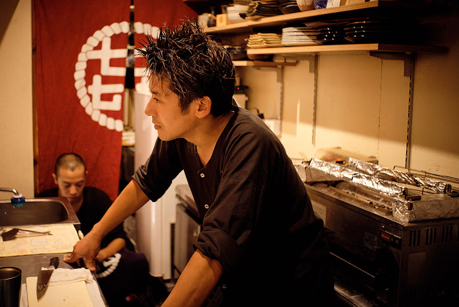 restaurant japonais kisuke cuisine ouverte et noren