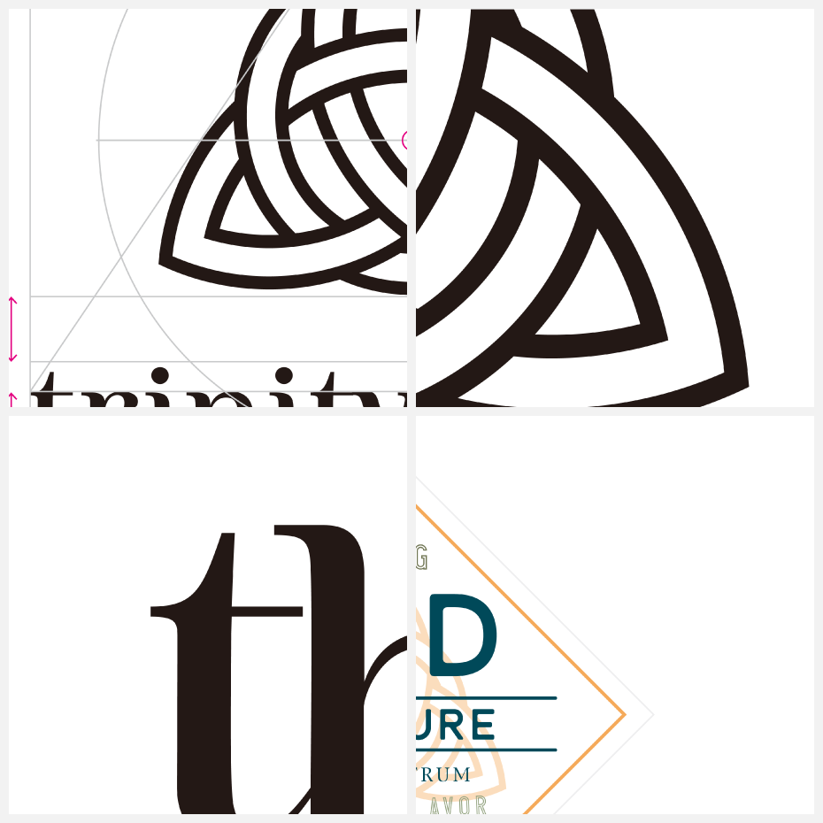 Phase de finitions d'un logo