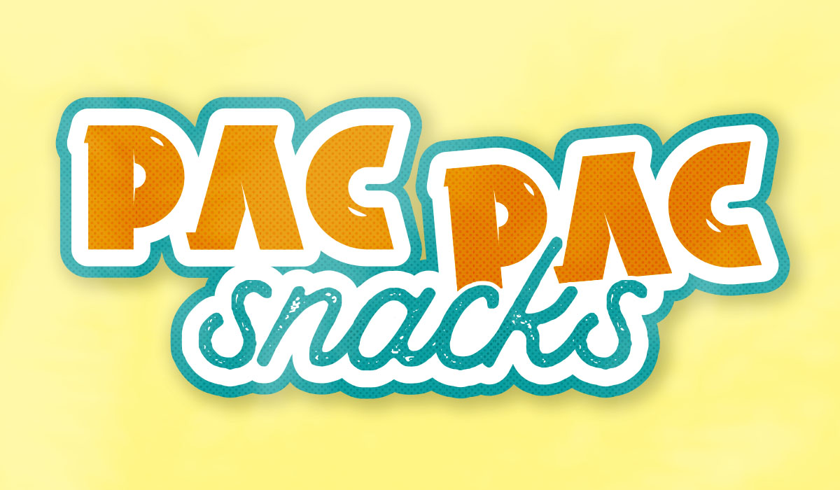 Japan-inspired logo for PAC PAC Snacks