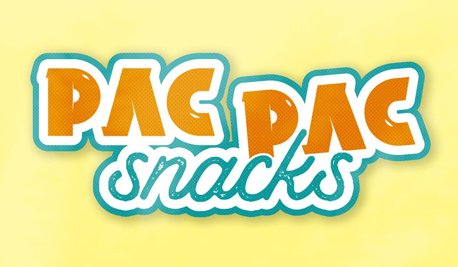 Logo Pac Pac Snacks inspiration Japon