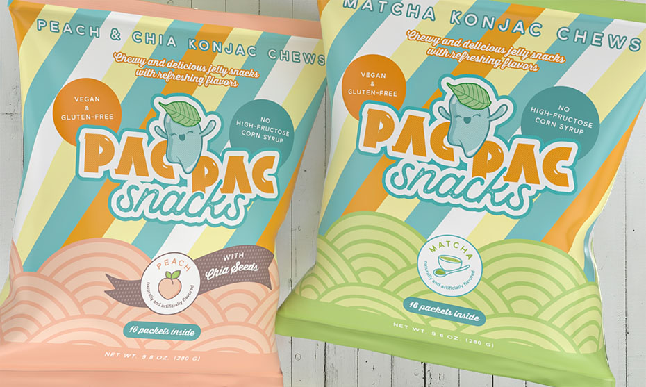 PAC PAC Snacks packaging