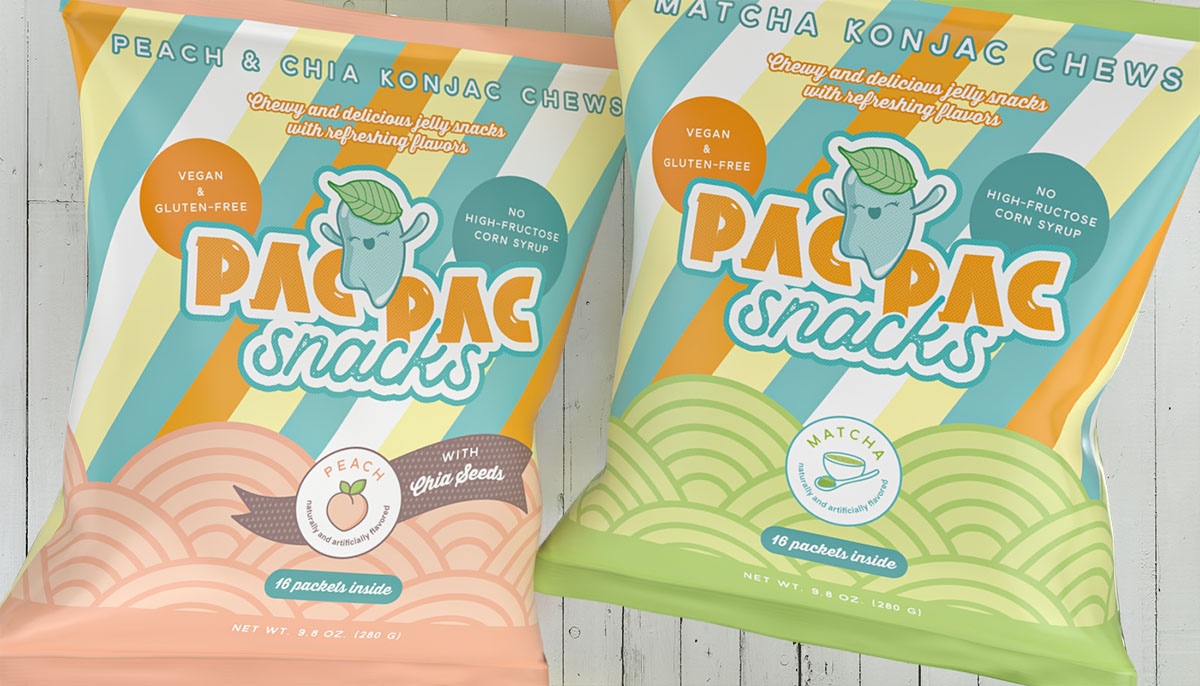 PAC PAC Snacks packaging