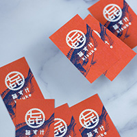 kisuke kamon logo and business cards