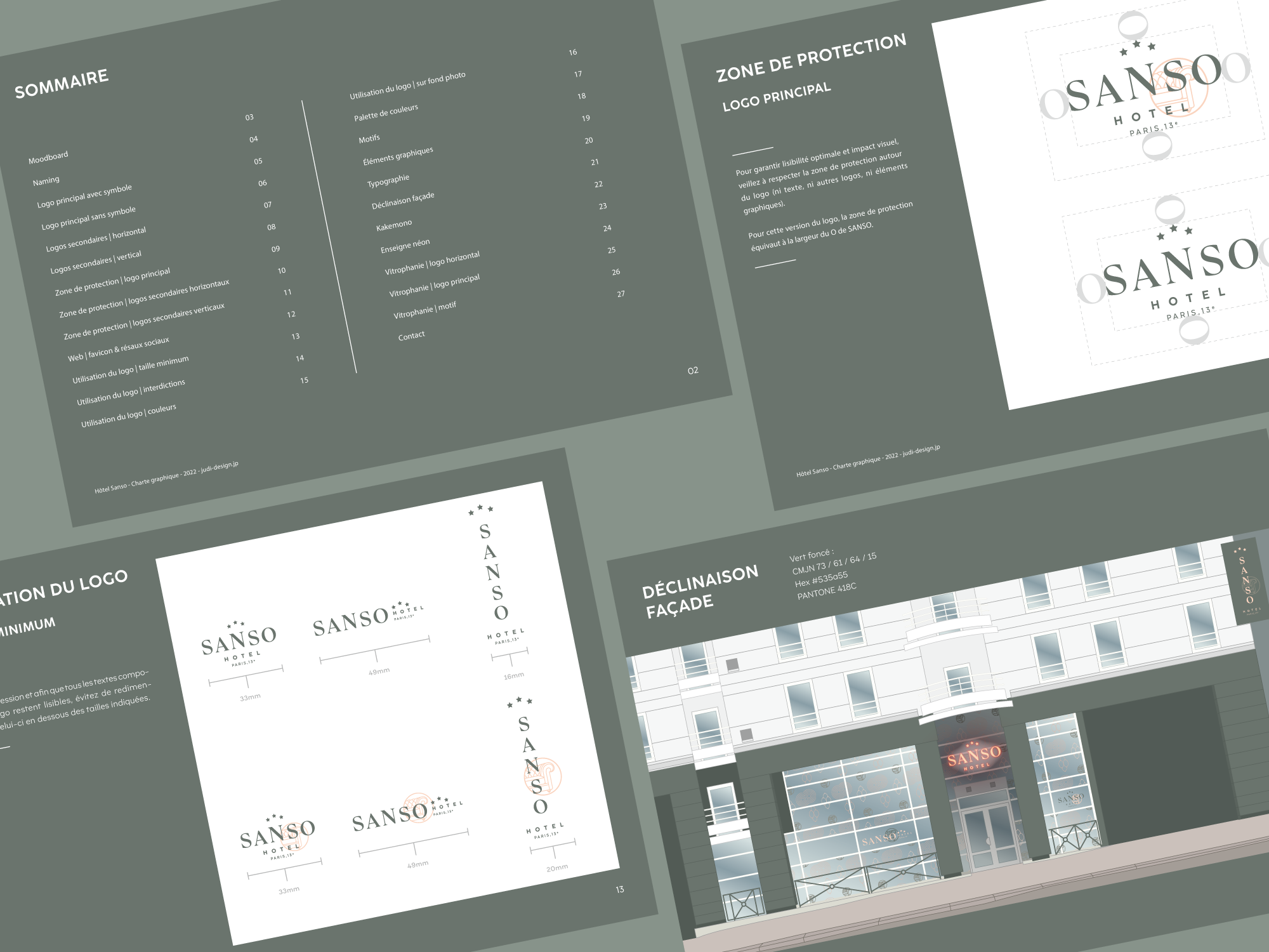 Sanso hotel brand guidelines