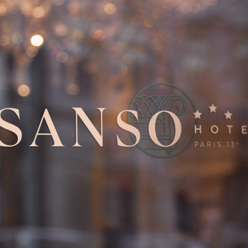 Case study branding Hôtel Sanso