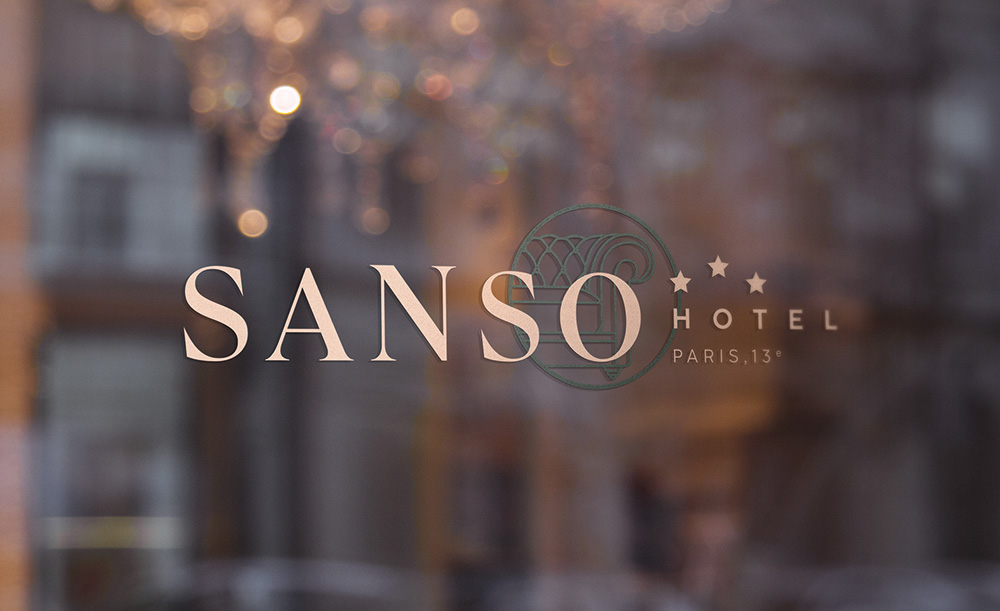Case study branding Hôtel Sanso