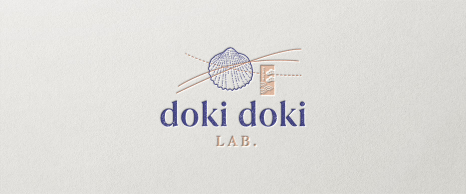 logo horizontal de la marque doki doki lab.
