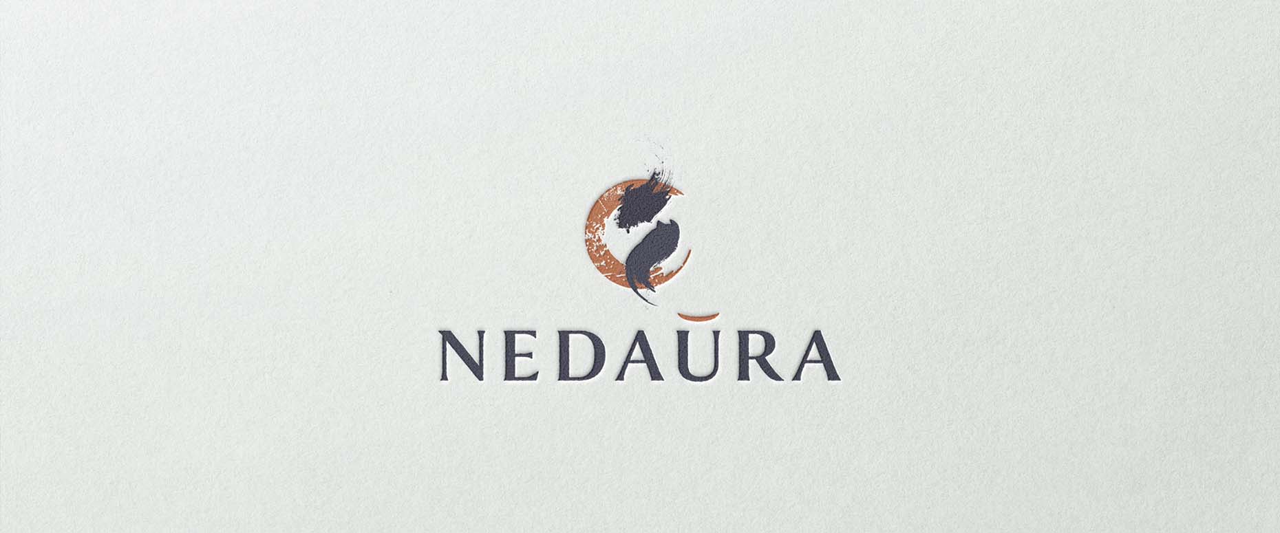 nedaura logo, tea, incense and ceramics 