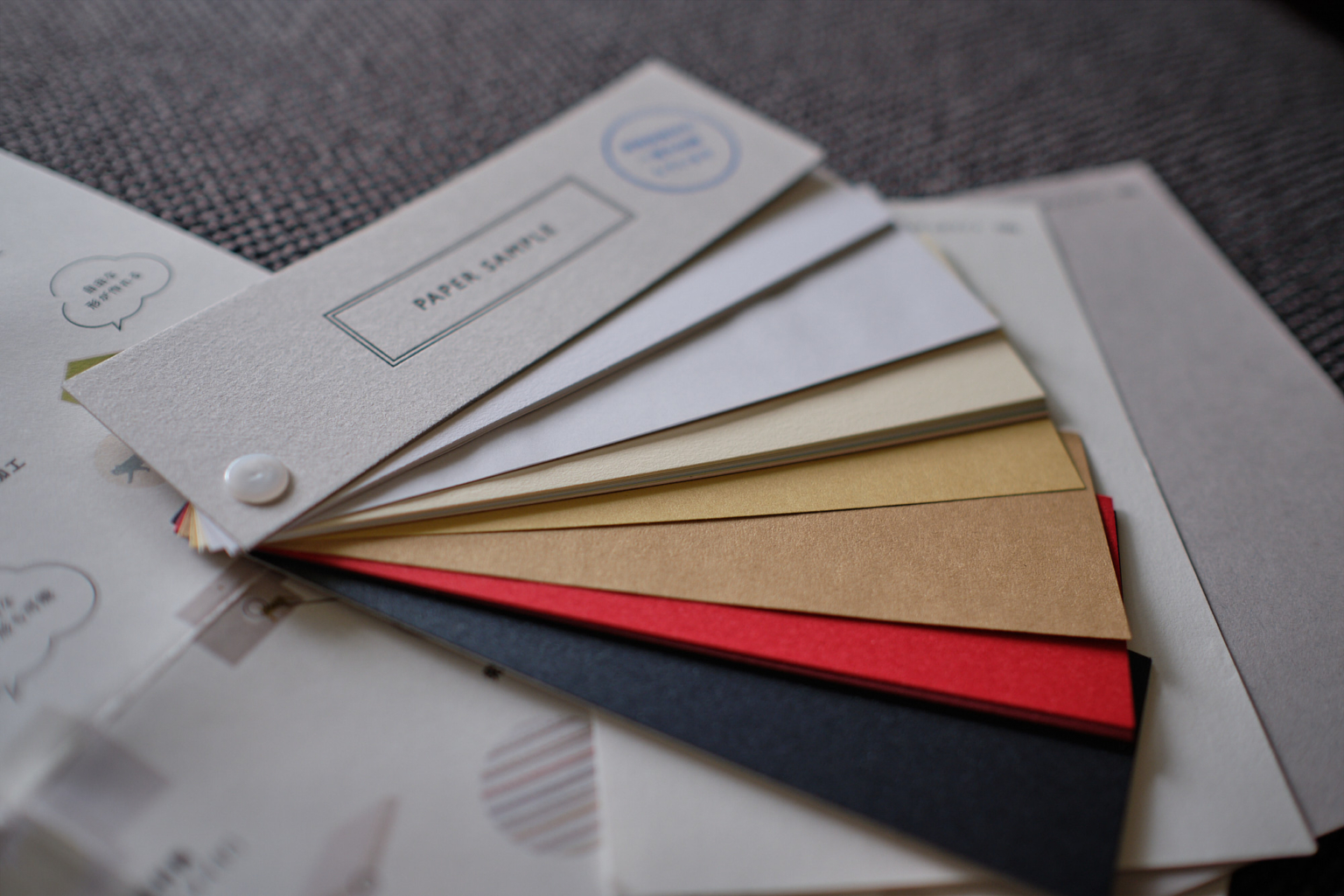Echantillons de papier d\'imprimeur à Osaka