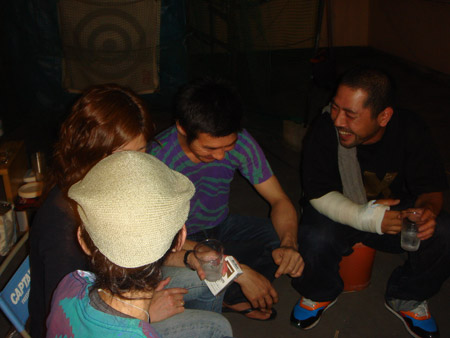 jud à Hiroshima - barbecue sur le toit