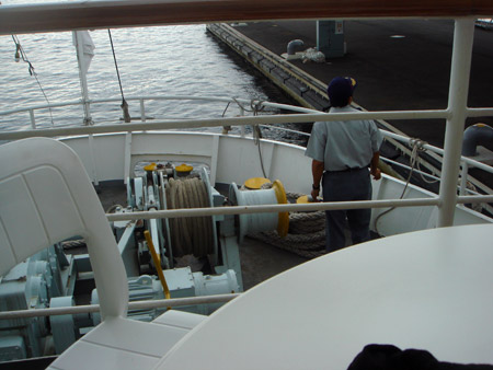 jud à Hiroshima - soirée sur un bateau