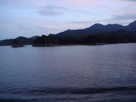 jud à Hiroshima - soirée sur un bateau