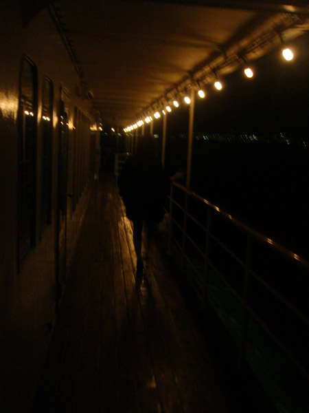 jud à Hiroshima - soirée sur un bateau