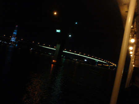 jud à Hiroshima - soirée sur un bateau