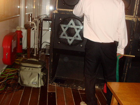 jud à Hiroshima - soirée sur un bateau