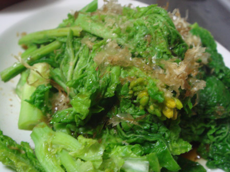 jud à Hiroshima - légumes japonais : kuwai, nanohana